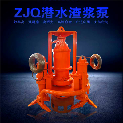 ZJQ潜水抽沙泵高铬合金耐磨水底抽砂机大型清淤泥浆泵立式吸砂泵
